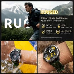 Ulefone Armor Watch Pro Smart Watch Android 410mAh Large Battery Smartwatch Man Woman GPS WIFI 1.5inch Larger Screen