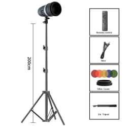 30W Photography LED Video Light Daylight-Balanced Sun Lamp for Softbox Lighting Portrait Flash Studio Accessories Youtube Live