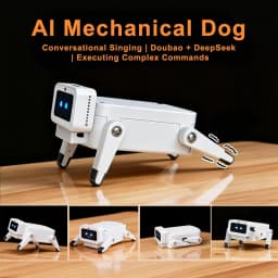 ESP32 C3 Servo AI Voice Chat Robot ESP32-Hi Mechanical Dog Development Board Supports Deepseek Xiaozhi