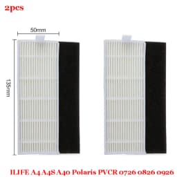 Accessories For ILife A4 A4S A40 Polaris PVCR 0726 0826 0926 Robot Vacuum Cleaner Main Side Brush Hepa Filter Mop Cloth Part