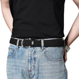 100cm 110cm 120cm New Design High Quality Men Casual Belt Woven Buckle Elastic Canvas All match Women Pants Versatile Sense