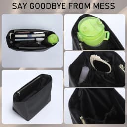 Bag Organizer Insert For Longchamp LePliage Tote Bag,Zipper Inner,Waterproof Purse Nylon Organizer, Keep Bag Shape Accessories