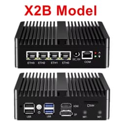 Topton New Intel N150 Firewall Computer N5105 J6412 7305 Soft Router 4x2.5G I226 LAN Industrial Fanless Mini PC PfSense OPNsense