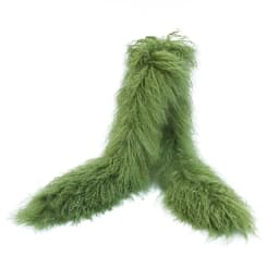 Luxurious 130cm Mongolian Lamb Fur Scarf Elegant Winter Accessory with Soft Touch