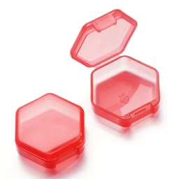3pcs/Lot Colorful Square Plastic Storage Box Beads Earrings Hexagon Jewelry Container for DIY Craft Jewelry Making Organizer