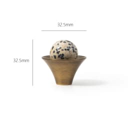 Tinyhob Vintage Antique Bronze Spotted Stone Kitchen Cabinet Furniture Handle with Base / Brass Cupboard Pull Shoe Cabinets