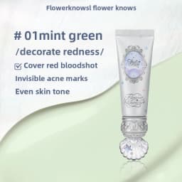 Makeup Flower Knows Shell Pearl Collection Primer Coloring Makeup Base Face Milk Brightening and Holding Make Up Concealer