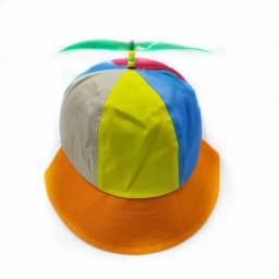 20 Colors Funny Propeller Rainbow Helicopter Baseball Cap Size S&L Unisex Kids Teens Small Heads Top Hat for Men Women