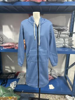 Long Zip Hooded Sweat Jacket For Women Drawstring Long Sleeve Outerwear With Side Pockets For Cold Season Daily Matching
