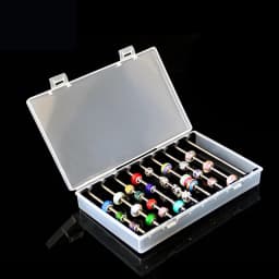 Acrylic Troll Bead Collection Panoramic Jewelry Storage Box Bracelet Beads Game Tray Round Bead Organization Box Bead Stand