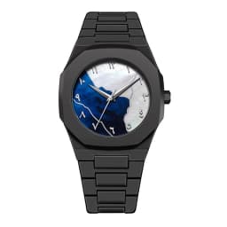 Men Watch Simple Arabic Numerals Middle Eastern Black Matte Oil Sensitive Plastic Waterproof Male Fashion Quartz Watches Tool