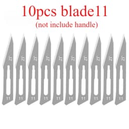 11# 23# Carbon Stell Scalpel Blades With Handle DIY Cutting PCB Phone LCD Screen Repair Tool Surgical Knife
