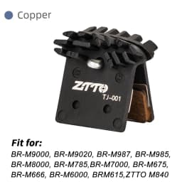 ZTTO MTB Bicycle Cooling Disc Brake Pad Heat Dissipation Ice Tech Resin Bike Hydraulic Oil Caliper Pads SLX Deore XT XTR M8000