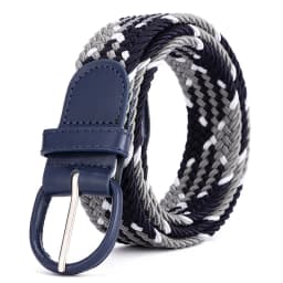 Women's Elastic and Elastic Woven Belt in One Outfit, Casual and Versatile Denim Belt for Men and Women