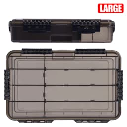 SAMOLLA New large Waterproof Fishing Tackle Box, Fish Hook Fishing Lure Bait Storage Case Portable Fishing Gear Accessorie