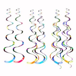 Iridescent Star Moon Circle Garland Ramadan EID Mubarak Birthday Party Decorations Hanging Crescent Twinkle Little Star Streamer