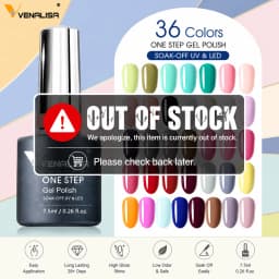 Rose Rubber Base Venalisa Nail Gel Polish 6pcs/Kit HEMA FREE Jelly Pink Color Self Leveling Gel Long Wear Nail Manicure Set