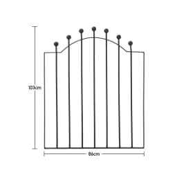 【Breeins】Modern House Grill Designs Front Door Wrought Iron Main Gate For Garden