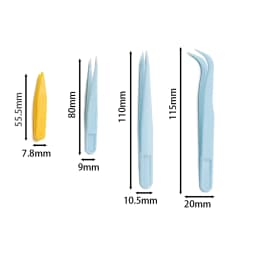 10pcslot Hand Candy Creative Scrapbooking Stickers Tape Precision Tweezer Macaron DIY Jewelry Findings Tool