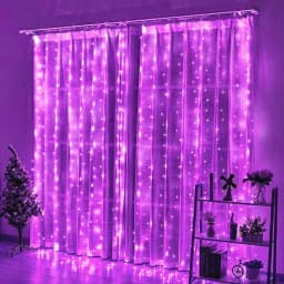 USB LED Curtain String LightsRemote Festoon 8 Modes Garland Lamp Wedding Outdoor Bedroom Muslim Ramadan Decorations EID Mubarak