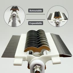 Pet Deshedding Brush 3 in 1 Cat Dog Hair Remover Puppy Kitten Comb with Stainless Steel Teeth Dogs Grooming Shedding Supplies