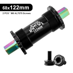 Ceramic Bearing Bicycle Bottom Bracket 68x103/107/110/113/119/122mm Square Titanium Axle Road Mountain Bike Central Axis BB Sets