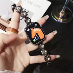 Jewelry strap For Apple Watch ultra band 49mm 45mm 41mm 38mm 42mm Diamond Bracelet correa iWatch Series 8 7 6 5 4 3 SE 40mm/44mm