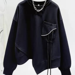Korean Fashion Solid Color Hoodless Sweatshirt Women's Spring and Autumn New Temperament Loose Thin Niche Design Short Top