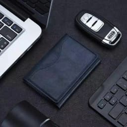 MagSafe Compatible PU Leather Card Wallet Foldable Magnetic Card Holder 6 Card Slots Kickstand Phone Back Wallet For iPhone