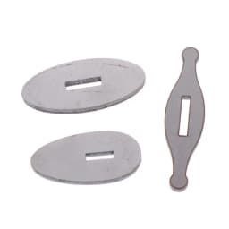 1Pc Knife Finger Guard Bolster Pommel Brass Stainless Steel DIY Knife Handle Hand Guard Blanks Fixed Blade Knife Making Parts