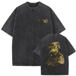 Forward Observations Group Vintage Washed T-shirt Skeleton Graphic T Shirts Men Women Fashion Oversized T-shirts Male Streetwear