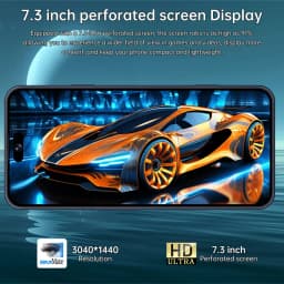 K-Touch Smartphone Android 5G For 17 Pro Max Smart Mobile Phones Dual Sim 22G+2TB Cell Phone Face Unlocked 7.3inch HD 5G Dual SIM 7800mAh Battery