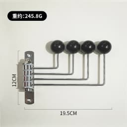 Multifunctional Hanger Hooks Retro Decorative Clothes Organizer Iron Wall Coat Racks Space Saving Living Room Furniture