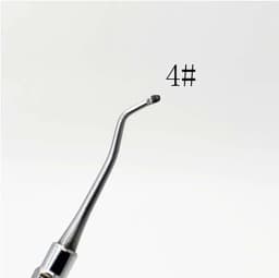 1 Pc Dental Restorative Excavator Double Ended Spoon Oral Care Tooth Cleaning Excavator Spoon Double Ends Stainless steel