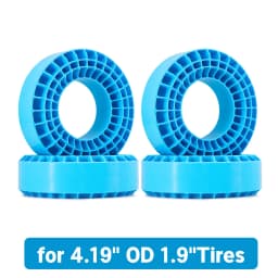 INJORA Silicone Rubber Inserts Foam For 108-110mm (4.35" OD) 1.9" Tires