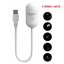 36 Slides Rotatable Galaxy Starry Sky Projector Portable Car Home Decor 2-in-1 Wiring-free Led Atmosphere Lamp Kids Adult Gifts