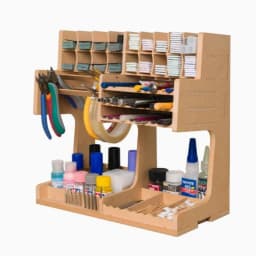 DIY model tool rack K1 model tool storage rack storage box wooden box hobby production