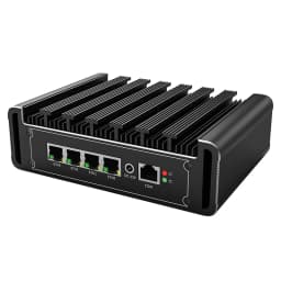 Topton Fanless Firewall Mini PC Intel Core i7 i5 i3 1215U 8505 N5105 7305 4x2.5G LAN NAS Mini Computer PfSense OPNsense AES-NI