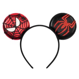 Disney Mickey Mouse Ears Marvel Spiderman Headbands for Kids Girls 5" Sequin Hairbands Adult Men Women Avengers Hair Accessories