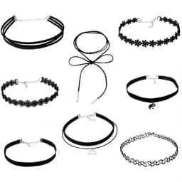 Chokers for Parties Beads Bow Flowers Circular Crown Pearl Tassels Gothic Sexy Lacy Lace Women Necklaces Neck Jewelry Girl Gift