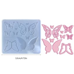Resin Mold Angel Devil Quicksand Silicone Casting Mould Resin Shaking Cup Molds for Jewelry Keychain Pendant Making Diy Crafts