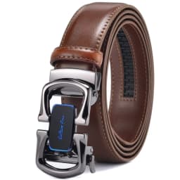Men's Ratchet Belt Click Adjustable Men's Gift Automatic Buckle Belt 3.5cm Wide Cut Perfect Fit
