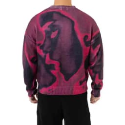 HKSH Spring New Men Tide 3D Printed Thick Needle Round Collar Sweater Fashion Niche Streetwear Y2K Sweatshirt Women Loose HK4362
