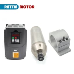 【EU Stock】CNC 3.5KW Water Cooled Cooling ER20 Spindle Motor CNC Router Kit Waterproof Metal Stone Engraving Grind Motor +VFD