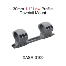 Vector Optics X-ACCU 30/34mm One Piece Dovetail & Picatinny Rings Mount 0/20 MOA Type With CNC Machined For 9mm/20mm Rail