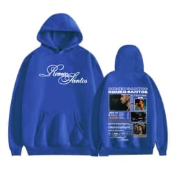 Rapper Romeo Santos The King Tormula Tour 2025 Graphic Hooded Sweatshirts for Men Women Fashion Hip Hop Streetwear Pullover Tops