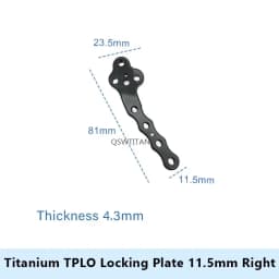 Titanium TPLO locking Plate ALPS Bone Plate Orthopedic Surgical Instruments Veterinary Pet Animal 1pcs