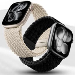 New Braided Strap For Apple Watch Bands 44 40 45 49 42 41 38mm Magnetic Snap Nylon Bracelet iWatch Series 11 9 5 6 8 7 SE Ultra3