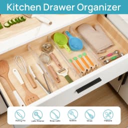 New Scalable Transparent Plastic Drawer Divider Wardrobe Partition Board For Organizing Clothes And Expandable Partitions