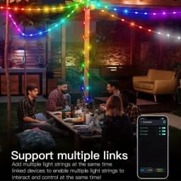 Smart RGB-IC Fairy String Light USB 5V Bluetooth APP Remote Control Addressable Christmas Curtain Garland Light Home Party Decor